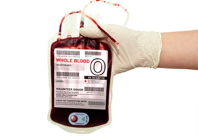 Blood Bag blood temp 10