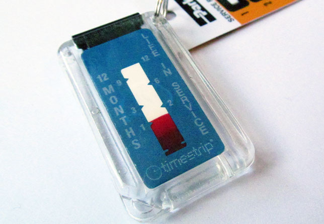 Keychain Timer with branded card