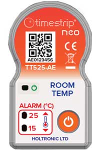 Room Temp alarm 15-25C