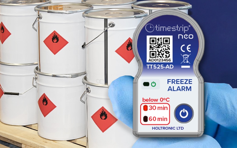 Adhesive Freeze monitor