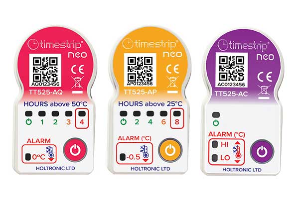 custom electronic irreversible time temperature indicator labels