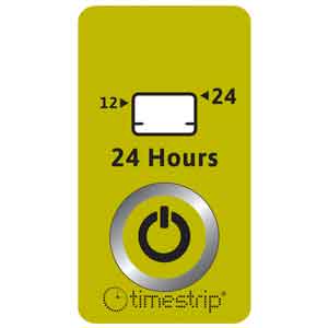 24 hour time indicator for healthcare