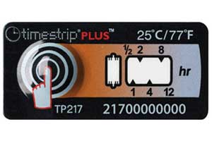TP217 25C room temperature pharmaceutical indicator