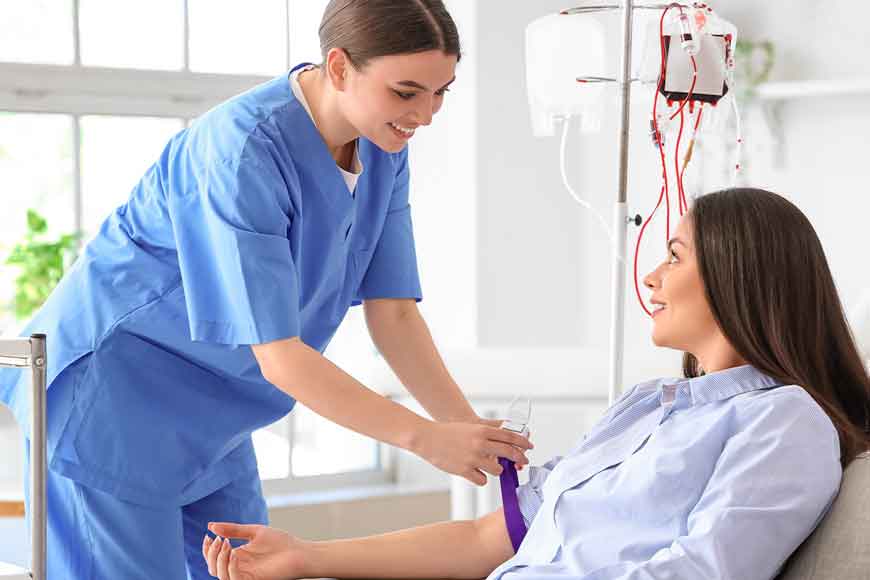 blood bag temperature shipping