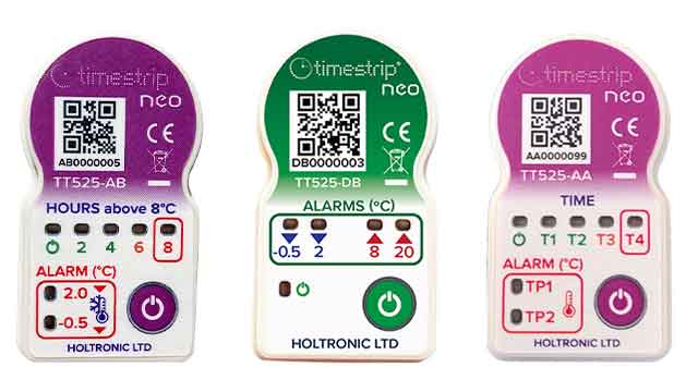 cool chain temperature indicators
