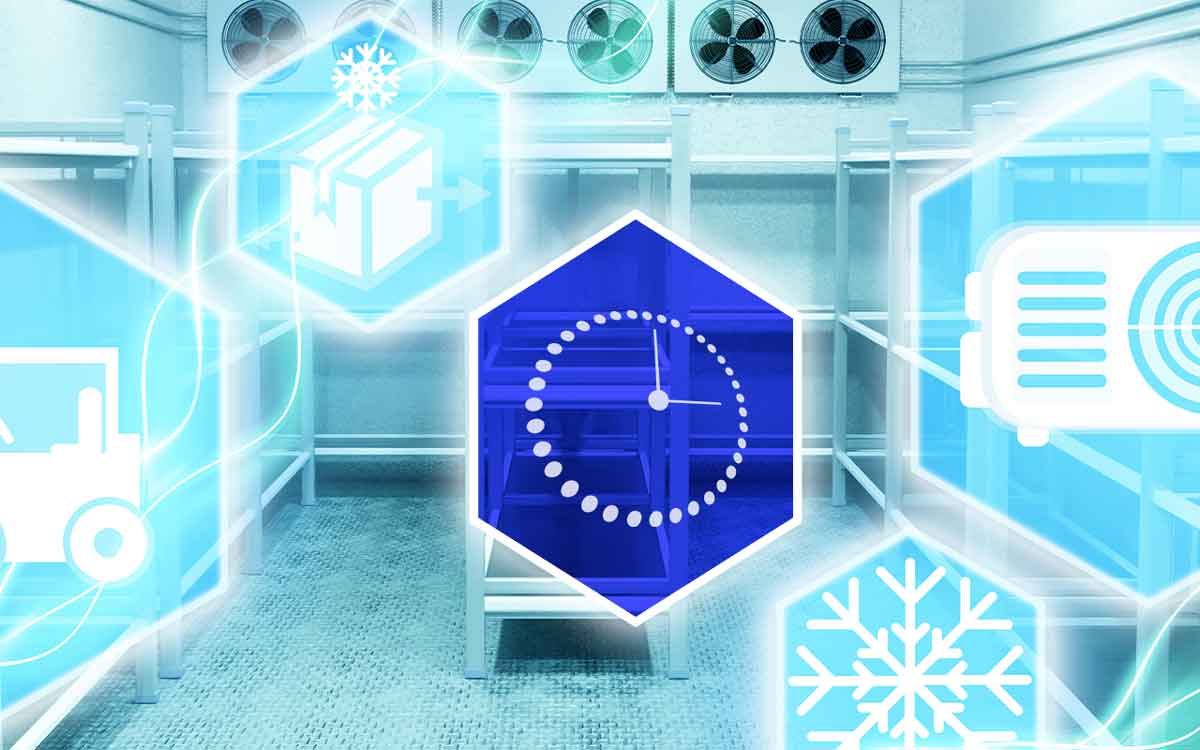 frozen cold chain shipping freezer storage