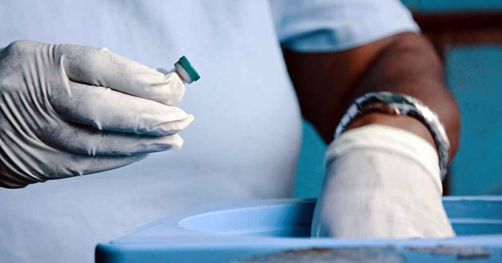 temperature monitored storage for shipping winter vaccines