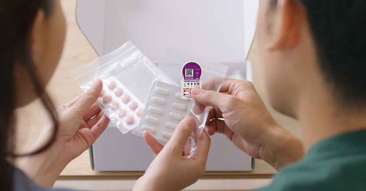 pharmaceutical box temperature monitoring indicator for shipping medicine temperature indicator