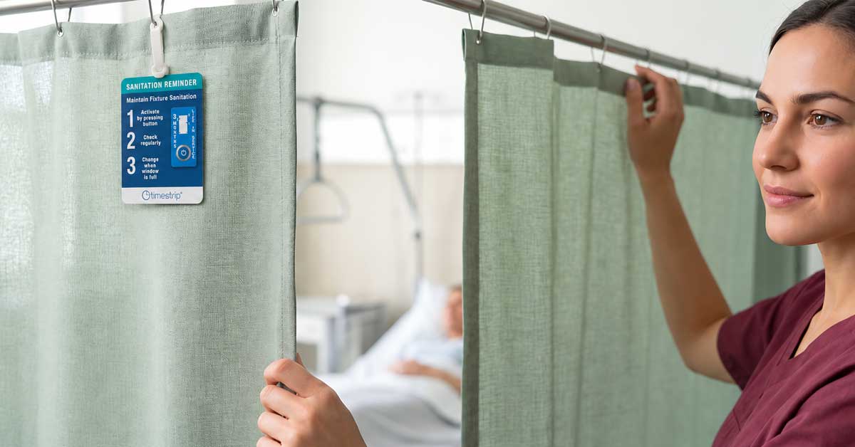 hospital curtain Timestrip