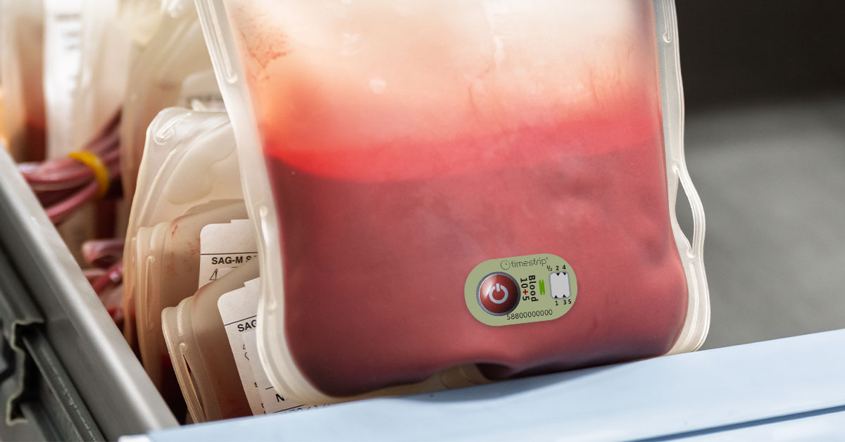 Blood Bag Temp - timestrip